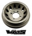 Vms Racing 90-93 Light Weight Billet Aluminum Crankshaft Pulley Compatible With Mazda Miata 1990-1993 1 6l B6ze Engine Long