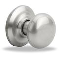 Yh Collection Cambridge Knob In Satin Nickel Dummy 