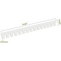 Ekena Millwork Denp06pr0112fay02 Pvc Dentil Trim White