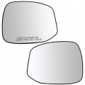 Aintier Left And Right Side Exterior Mirror Replacement Glass With Plate W O Heated Compatible 2012-2013 For Honda Civic Sedan