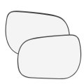 Car Rearview Left Right Side Without Heated Mirror Glass With Backing Plate 8796142790 8793142890 For Toyota Rav4 2006-2011 