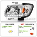 Acanii For 2001-2004 Toyota Tacoma Pickup Led Drl Headlights 2in1 W Corner Head Lamp Driver Passenger Side 2002 2003