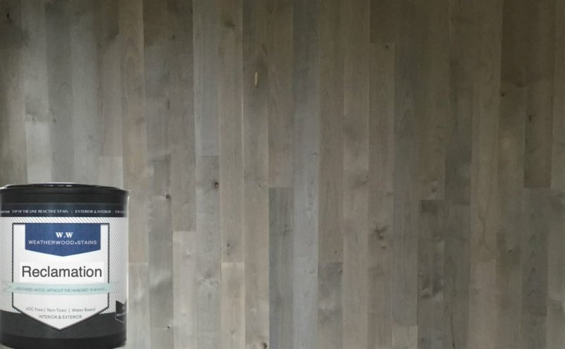 Reclamation Reactive Wood Stain By Weatherwood Quart Gray
