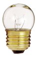 Satco S3795 120v 1 Card Medium Base 7 5-watt S11 Incandescent Lamp Gloss White 