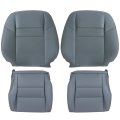 Dark Gray Replacement Driver And Passenger Side Bottom Top Lean Back Seat Covers For Honda Cr-v 2007 2008 2009 2010 2011 