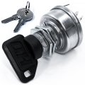 Ignition Starter Key Switch With Umbrella Protection For John Deere F Series F510 F525 F710 F725 F735 Diesel Includes 3 Keys 