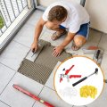 1set Tile Leveling System Kit 1500pcs 3mm 1 8 Spacers 200 Pcs Reusable Wedges 1pcs Pliers Hammer For Wall Floor Adjustment 
