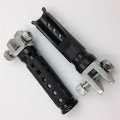 Htt Black Foot Pegs For Yamaha Fzr 600 Xj 600s Yzf 600r 750r 1000 Fzs1 Fz-1 R1 R6