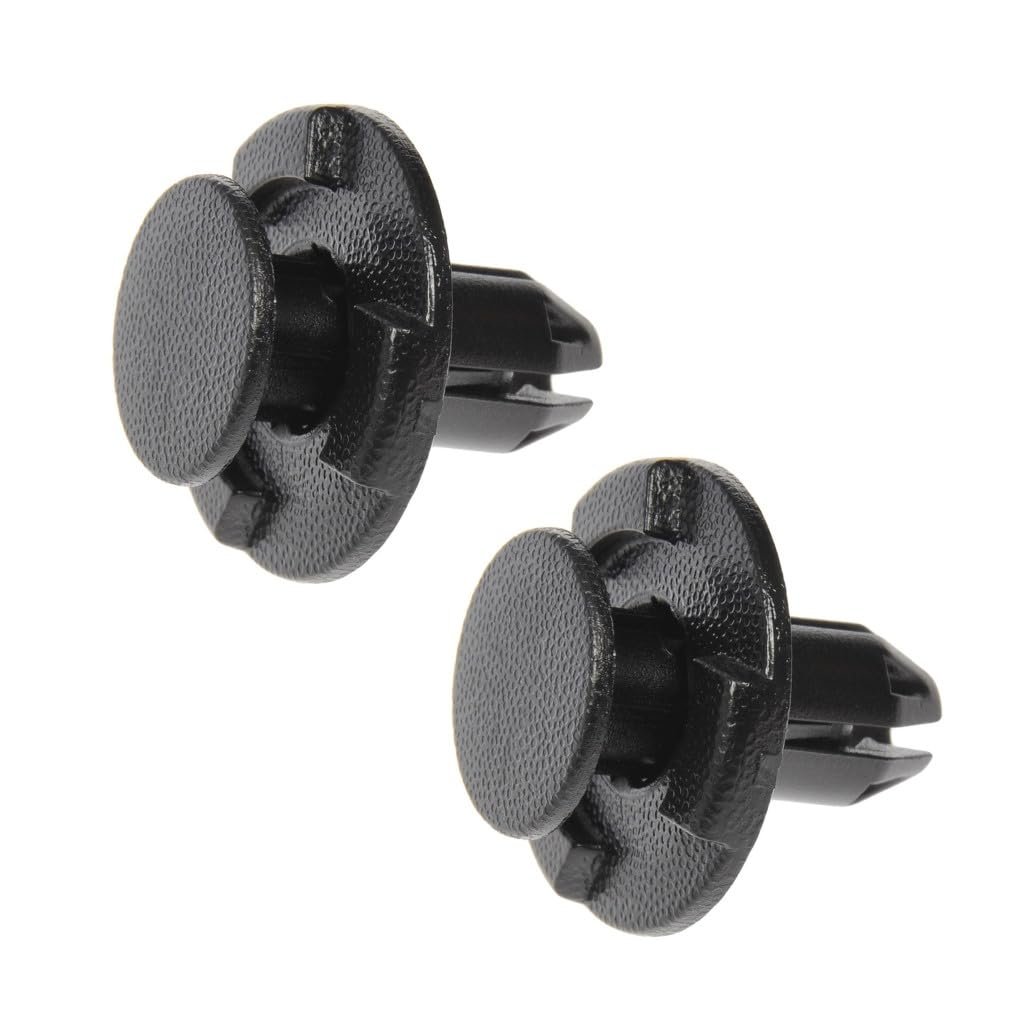 Fender Liner Retainers For Nissan Rogue 2008 2015 Nylon Black 19 55mm Head 7 62mm Shaft Replaces 1553 05323 155305933 2 Pack