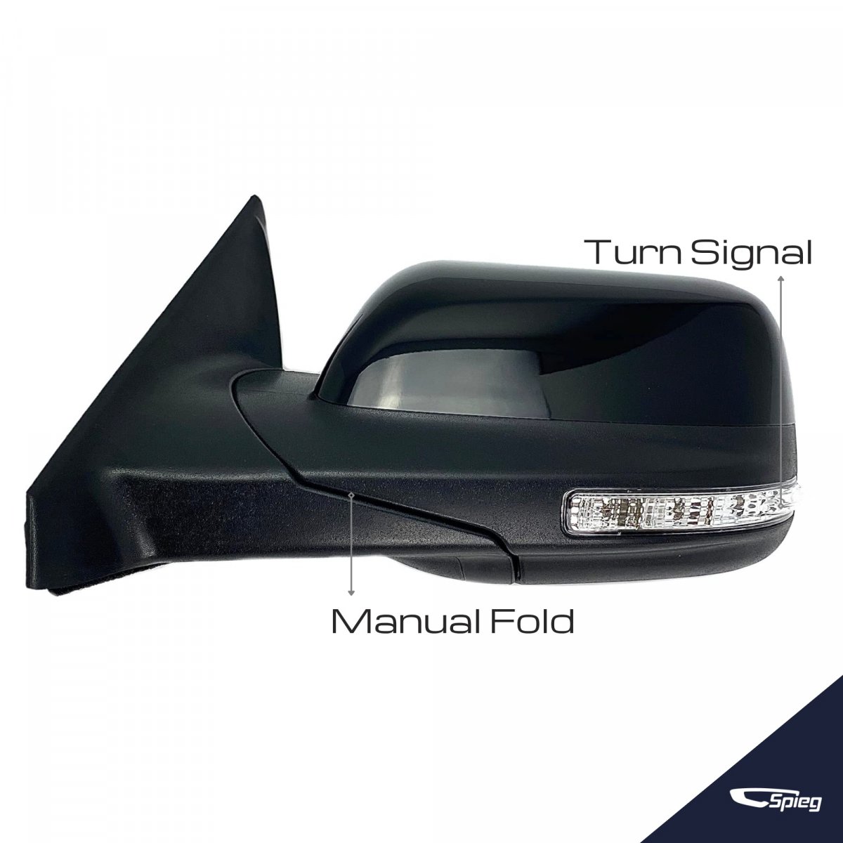 Spieg Fo1320554 Driver Side Mirror Replacement For Ford Explorer 2016-2019 Power Heated Turn Signal Light Puddle Lamp Spotter