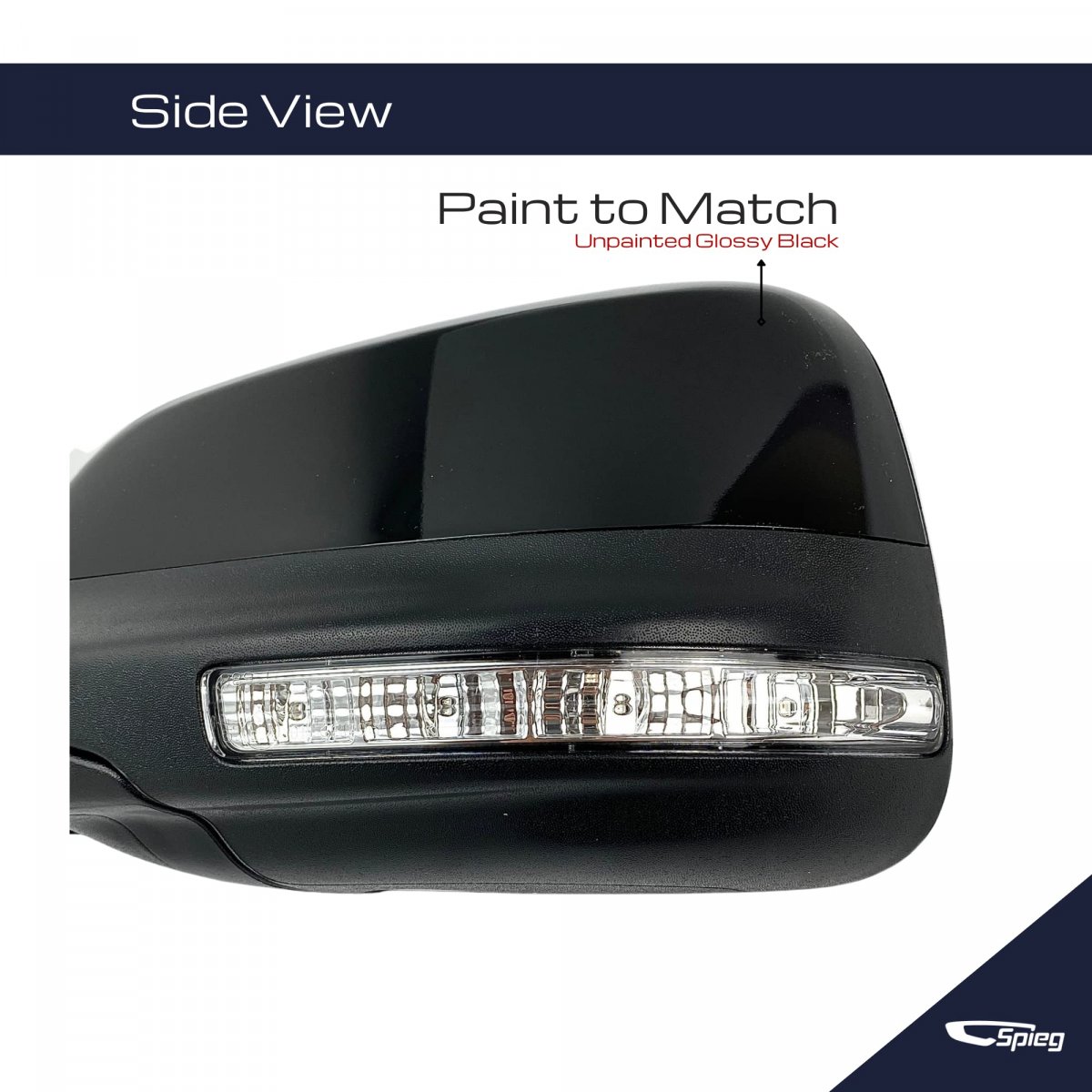 Spieg Fo1320554 Driver Side Mirror Replacement For Ford Explorer 2016-2019 Power Heated Turn Signal Light Puddle Lamp Spotter