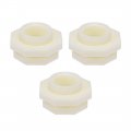 Abs Bulkhead Tank Fitting Adapter For Rain Bucket Aquariums Water Tanks Ponds G1 Female 3pcs 