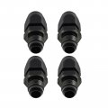 Secosautoparts 4 Pcs 6an Male To 3 8 Tube Hardline Fuel Line Fitting Adapter Tubing Compression