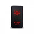 Ch4x4 Push Switch For Toyota Hilux Off-road Lights Symbol Red Led