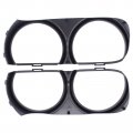 Newyall Pack Of 2 Front Left And Right Headlight Bezel For Challenger Srt Hellcat Only
