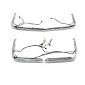 Green-l Motorcycle Trunk Saddlebags Decoration Trim Led Lights Fit For Honda Goldwing Gl1800 2001-2017 Clear Lens Set 