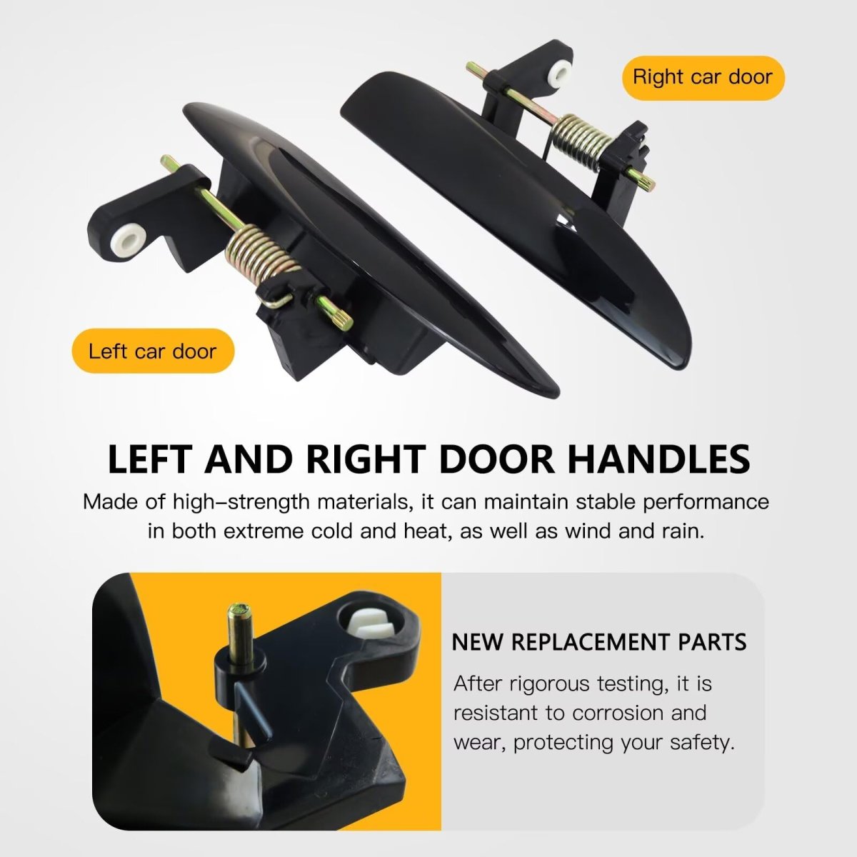 Both Outside Door Handle Levers Replacement For 1998 Acura Integra Gs Hatchback 2-door 1 8l