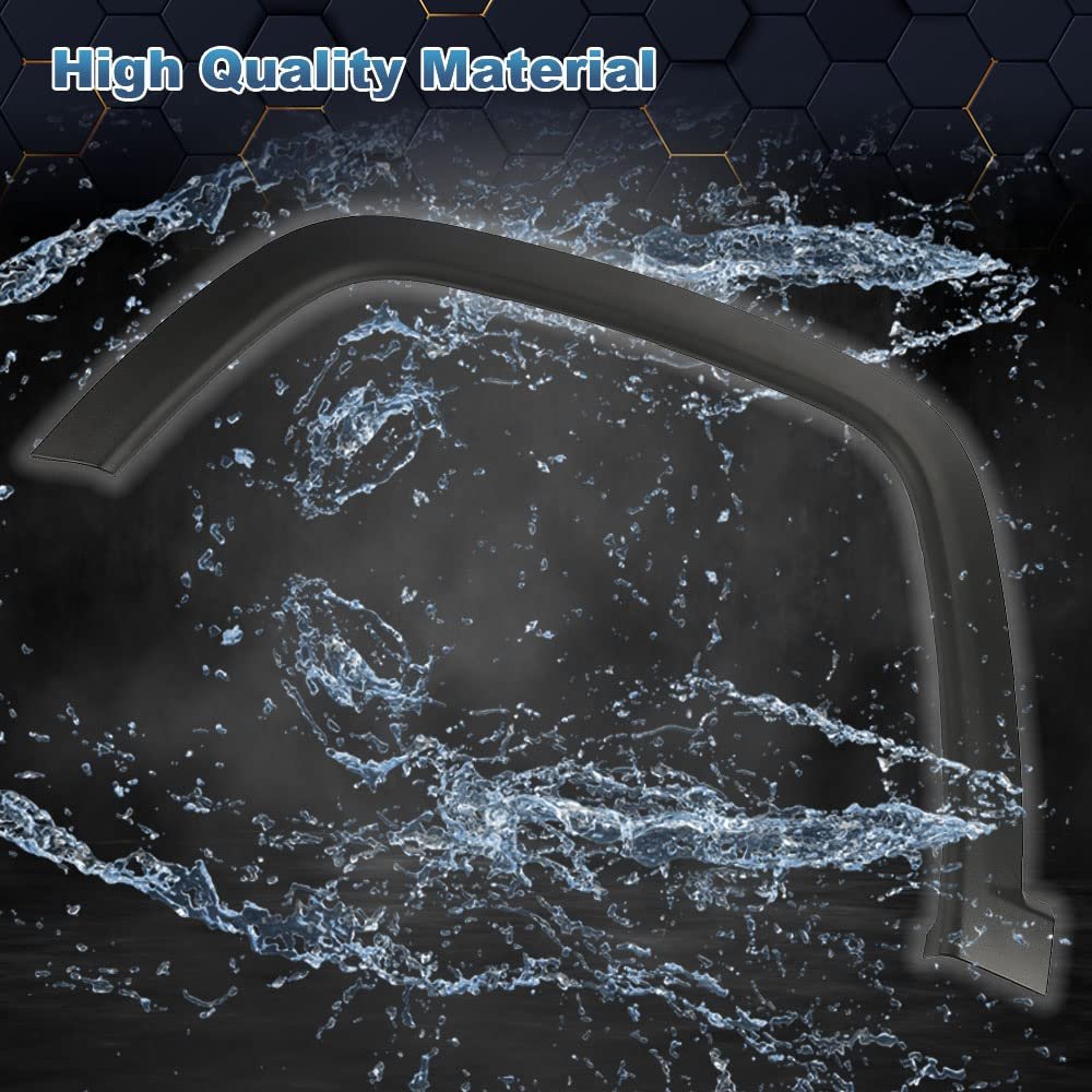 Fender Flare For 2017-2022 Jeep Compass 1pcs Front Left Wheel Molding Textured Black 5up19rxfac