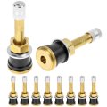 Tr500 Brass Truck Valve Stems 10pcs Wear-resistant Tire Valves For Tubeless Rims Suitable Trucks Buses 