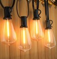 Outdoor Led String Lights 20ft Patio With 22 Shatterproof Edison Bulbs Waterproof Connectable Hanging For Backyard Porch St40 