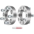 5x4 Wheel Spacers 1 25 Inch Thick Hub Bore 87 1mm With 12x1 5 Studs Fit For Camaro S15 Jimmy S10 Blazer Xlr Corvette Silver 5 