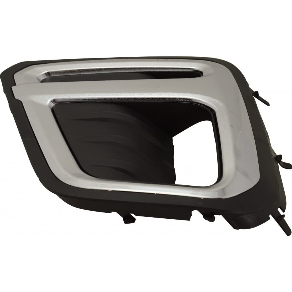 Fog Light Bezel Driver Side For Subaru Forester 2019 2020 2021 Front Led Touring Model Chrome And Textured Black Finish