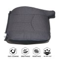 Front Passenger Side Top Back Seat Cover Replacement Cloth Gray For Chevy Silverado Gmc Sierra 1500 2500 3500 2003 2004 2005