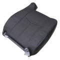 Front Passenger Side Top Back Seat Cover Replacement Cloth Gray For Chevy Silverado Gmc Sierra 1500 2500 3500 2003 2004 2005 