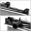 Dna Motoring Oem-ra-2430 Oe Style Aluminum 23-1 8 Core Radiator For 01-05 Grand Vitara At Mt 23-9 16 W X-5 H 1 1-5 Inlet 16 