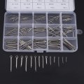 Hardened Split Cotter Pin Kit 150pcs Split-cotter Pins 15 Kinds 304 Stainless Steel M1-m3