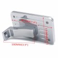 Hongk- Chrome Side Mount License Plate Bracket Compatible With Yzf 1000 R1 600 R6 1999-2013 B01c0srkqq