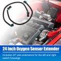 X Autohaux 2 Pcs 24 Inch O2 Sensor Extender For Ls3 L99 Ltt Camaro 2010-2012 Chevrolet Corvette 2005-2013 Front Applications