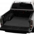 Tlaps 7422445365385 For 1983-2012 Ford Ranger 7 Feet 84 Long Bed Black Rubber Horizontal Line Truck Mat 