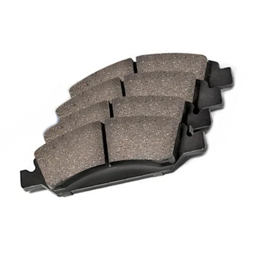 Front Disc Brake Pads For Chrysler Sebring 1996 To 2000 Gold Ceramic Friction Low Dust With Mechanical Wear Sensor Replacement