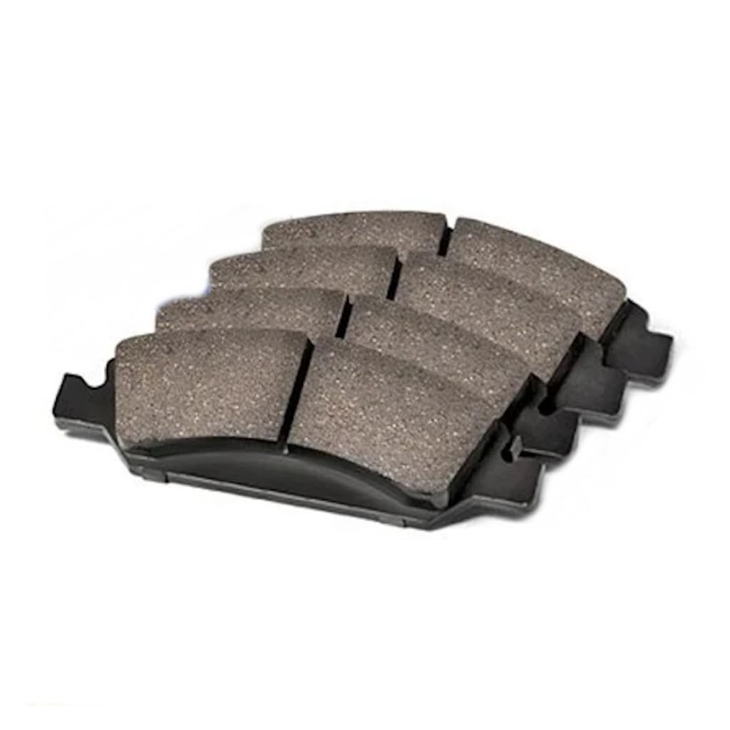 Front Disc Brake Pads For Chrysler Sebring 1996 To 2000 Gold Ceramic Friction Low Dust With Mechanical Wear Sensor Replacement