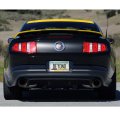 Ford Mustang Boss 302 In Yellow 3d On Mirror Chrome Metal License Plate Frame Official Licensed