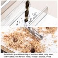 Uxcell Solid Carbide Twist Drill Bits 2 8mm Metric Left Hand Spiral Flutes Straight Shank Tungsten Steel Drilling Tool For