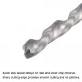 Uxcell Solid Carbide Twist Drill Bits 2 8mm Metric Left Hand Spiral Flutes Straight Shank Tungsten Steel Drilling Tool For
