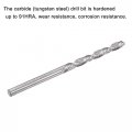 Uxcell Solid Carbide Twist Drill Bits 2 8mm Metric Left Hand Spiral Flutes Straight Shank Tungsten Steel Drilling Tool For