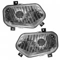 Caltric Right And Left Headlight With Bulb Boot Spring Compatible Polaris Scrambler 1000 Xp 2014 2015-2018 S 2020