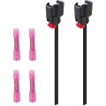 2 Pack 645-134 Abs Wheel Speed Sensor Connector Pigtail Wiring Harness For Ford Explorer Fusion Lobo Mustang Jeep Chrysler 