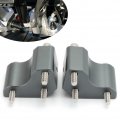 Fsfy Motorcycle 2 Handlebar Riser Spacer Kit For Kawasaki Concours 1400 Abs 1400gtr 2008-2022 Titanium