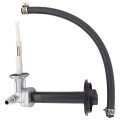 Fuel Petcock Valve Switch With Knob Lever For Yamaha Grizzly 400 450 Kodiak And Kawasaki Prairie Shutoff Lines 5gh-24500-10-00 
