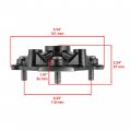 Caltric Front Left And Right Wheel Hub Compatible With Honda Rancher 420 Trx420tm 2x4 2015