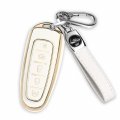 White Tpu Key Fob Cover For Ford C Max Edge Escape Expedition Explorer Flex Focus Taurus And Lincoln Mks Mkt Mkx Navigator With 