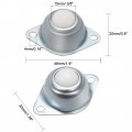 Uxcell Ball Transfer Bearing Unit 5 8 Inch Load 22lbs Flange Mounted Nylon For Transmission Pack Of 4