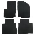 Velour Floor Mats For Ford Fusion 2010 2012 Custom Fit Front And Rear Black Carpet Liners Anti Slip All Season Full Set Of 4 