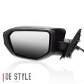 Ho1320314 Factory Style Driver Left Side Mirror Manual Folding Power Adjust Compatible With Honda Civic Lx Se Sport 17-20 Paint