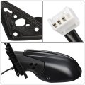 Ho1320314 Factory Style Driver Left Side Mirror Manual Folding Power Adjust Compatible With Honda Civic Lx Se Sport 17-20 Paint