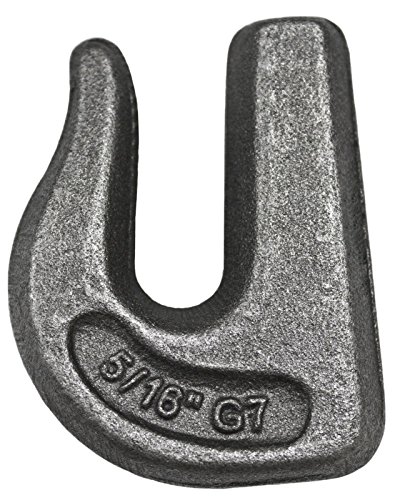 Set Of 10 Grade 70 Weldable Grab Hooks For 3 8 In Chain Towing And Rigging 6600 Lb Wll Model 11-38wgh-x10